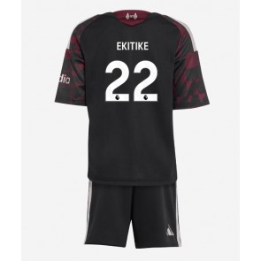 Liverpool Hugo Ekitike #22 Tredjetrøje Børn 2026-27 Kortærmet (+ Korte bukser)